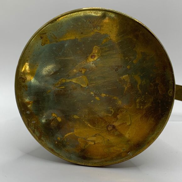 Vintage Brass Plated Number 14 Brass Pouring Melting Milk Butter Coffee ladle - Picture 10 of 10